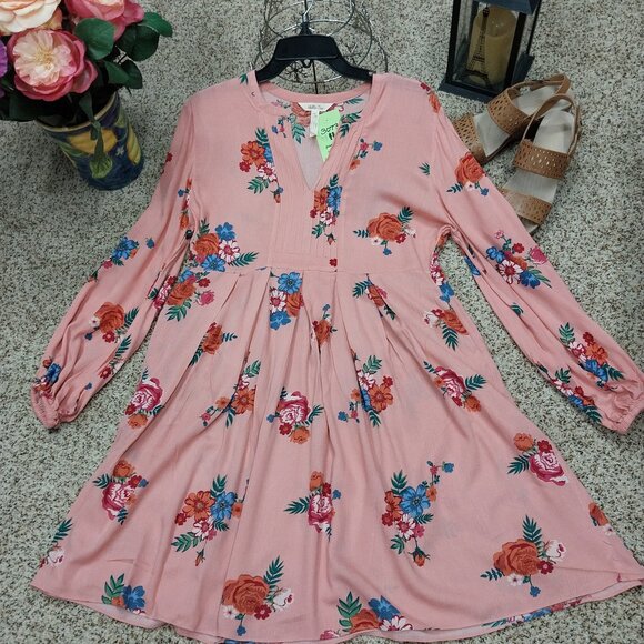 Matilda Jane Dresses & Skirts - 3073 Size Small Matilda Jane Tunic Dress in Pink and Blue.